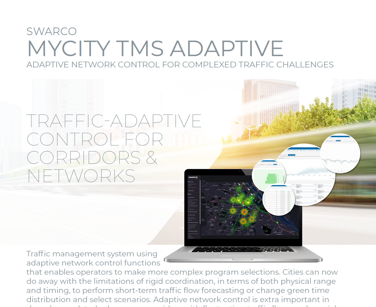 SWARCO MyCity TMS Adaptive